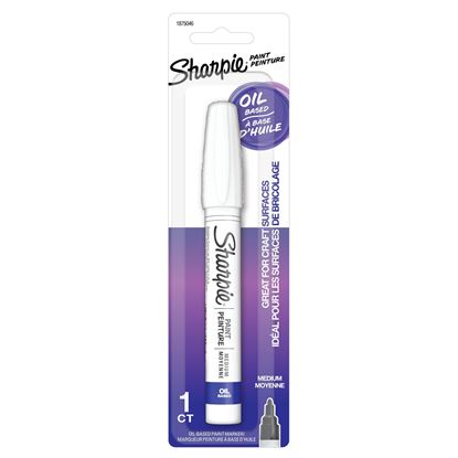 Picture of SHARPIE Paint Oil -Based Medium Point White Colour Marker Pen.