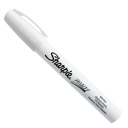 Picture of SHARPIE Paint Oil -Based Medium Point White Colour Marker Pens.