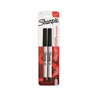 Picture of SHARPIE Ultra Fine Point Permanent Black Colour Marker. 2-Pack.
