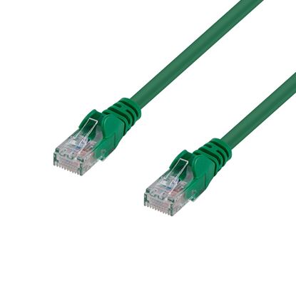 Picture of DYNAMIX 0.3m Cat6 Green UTP Patch Lead (T568A Specification) 250MHz
