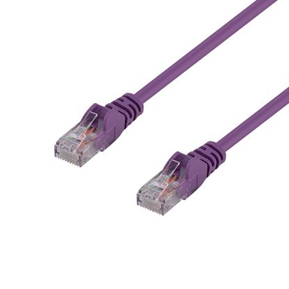 Picture of DYNAMIX 1m Cat6 Purple UTP Patch Lead (T568A Specification) 250MHz