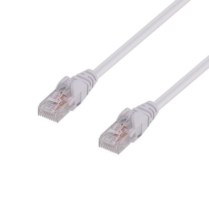 Picture of DYNAMIX 0.5m Cat6 White UTP Patch Lead (T568A Specification) 250MHz