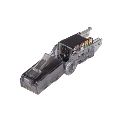 Picture of DYNAMIX RJ45 UTP Cat6A Tooless Flexible Plug, Works with both