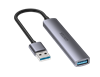 Picture of UNITEK 4-in-1 USB Multi-port Ultra Slim Hub with USB-A Connector.