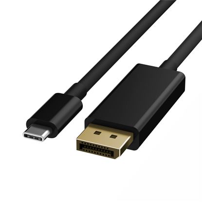 Picture of DYNAMIX 2m USB-C to DisplayPort 1.2 Cable.