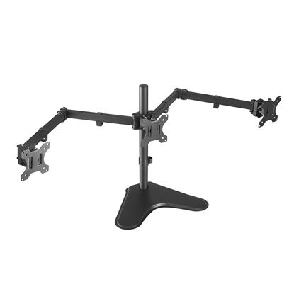 Picture of BRATECK 13"-27" Triple Monitor Economy Desk Mount Stand.