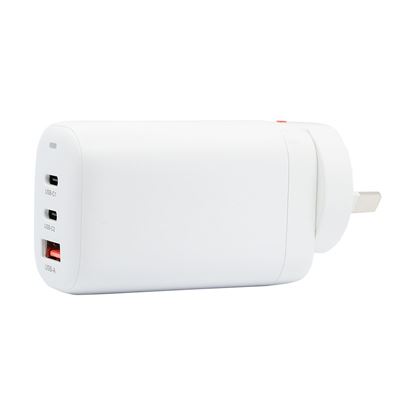 Picture of DYNAMIX 65W Dual Port USB-C/A PD Wall Charger/Power Adapter.