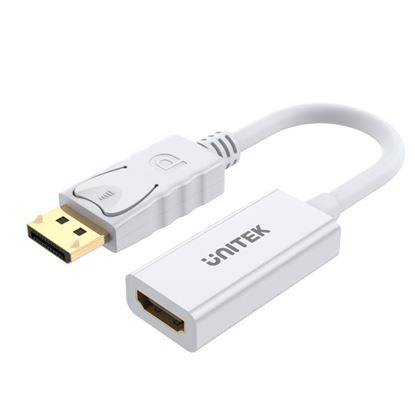 Picture of UNITEK 4K 30Hz DisplayPort to HDMI 1.4 Adapter with 20cm Cable.