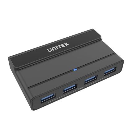 Picture of UNITEK 4-Port KVM Switcher with 4x USB-A 3.0 Ports.