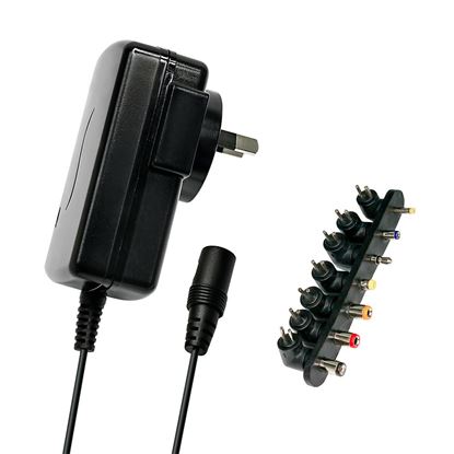 Picture of DYNAMIX 2.5A Switch Mode Power Adapter 3/5/6/7.5/ 9/12V DC.