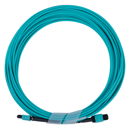Picture of DYNAMIX 5M OM3 MPO ELITE Trunk Multimode Fibre Cable. POLARITY A
