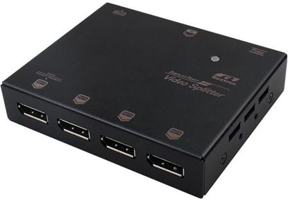 Picture of REXTRON 1-4 UHD Display Port Splitter. Supports 4K UHD@60Hz