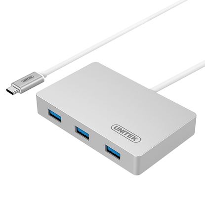 Picture of UNITEK 4-in-1 USB-C Hub 3.0 with 3 ports, USB Type -C supports power