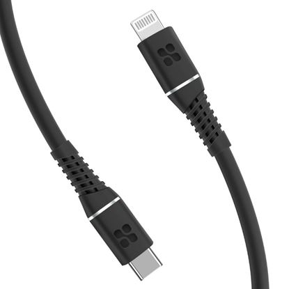 Picture of PROMATE 1.2m MFI Certified USB-C to Lightning Data & Charge Cable.