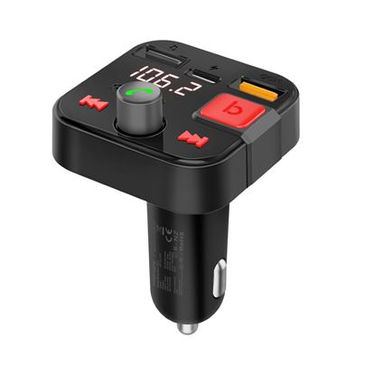 Hama Double 12 Volt, Max Power 10A USB Car Charger Adapter with a Double  Socket Cigarette Lighter Adapter, black
