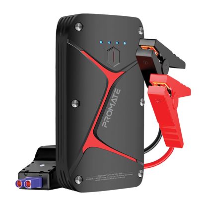 Picture of PROMATE 12V IP67 Car Jump Starter with Built-in 16000mAh Powerbank.