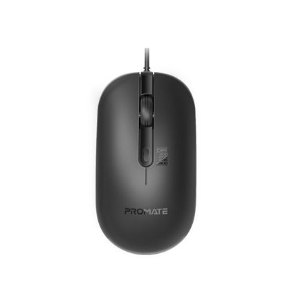 Picture of PROMATE 4-Button Wired Optical Mouse with 2400dpi.
