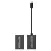 Picture of LENKENG USB-C to HDMI Extender Includes both Tx & Rx Units.