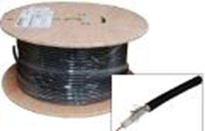 Picture of 152m Roll RG6 Shielded Cable Black. 75ohm. 18AWG solid