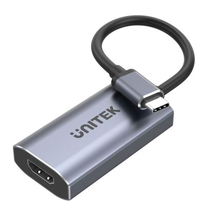 Picture of UNITEK USB-C to HDMI 2.1 Adapter 8k 60Hz. Space Grey Colour