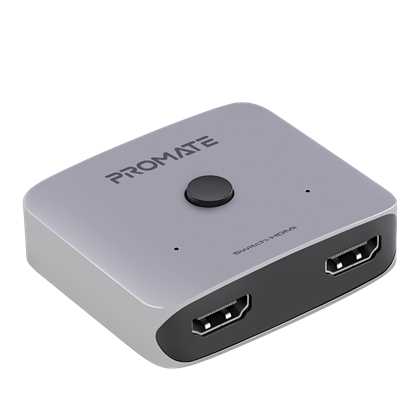 Picture of PROMATE 2-in-1 HDMI Splitter. Supports up to 4K@60Hz UHD Res.