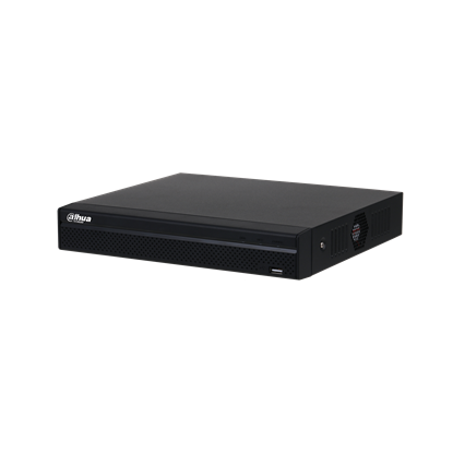 Picture of DAHUA 4-Channel PoE NVR with 2TB HDD Installed.