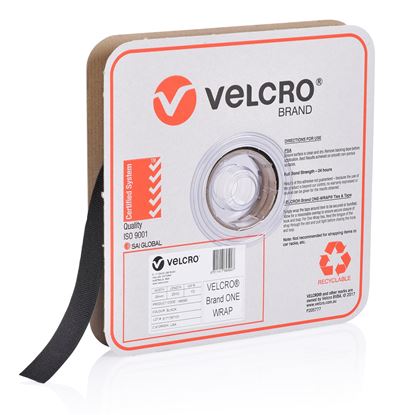 Picture of VELCRO One-Wrap 25mm Continuous 22.8m Roll. Custom Cut to Length.
