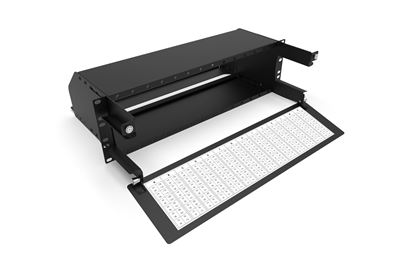 Picture of DYNAMIX 3U 19" 14 Slots LGX Modular Frame. Up to 336 Fibre Optic in LC