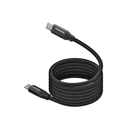 Picture of PROMATE 1.2m USB-C to USB-C Cable with Self Organising Auto Untangle