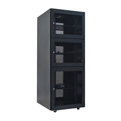 Picture of DYNAMIX 45RU Co-Location Server Cabinet with 3 Compartments. 1000mm