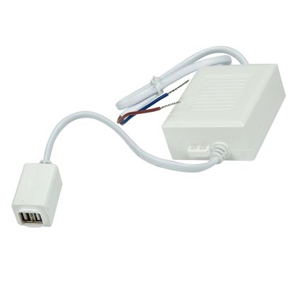 Picture of DATAGUARD Dual USB Charger Mech with 2x 2.4A USB-A Charging Ports.