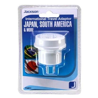 Picture of JACKSON Outbound Travel Adaptor. Converts NZ/AUS Plugs for use in