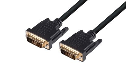 Picture of DYNAMIX 0.5m DVI-D Male to DVI-D Male Digital Dual Link (24+1)