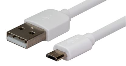 Picture of DYNAMIX 0.3m USB 2.0 Micro-B Male to USB-A Male Connectors.