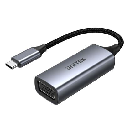 Picture of UNITEK Slim USB-C to VGA Converter Convert USB-C to VGA.