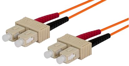 Picture of DYNAMIX 1M 62.5u SC/SC OM1 Fibre Lead (Duplex, Multimode)