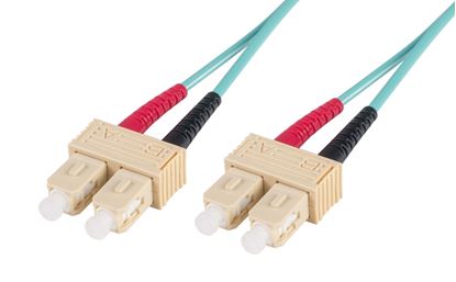 Picture of DYNAMIX 5M 50u SC/SC OM3 Fibre Lead (Duplex, Multimode)