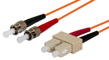 Picture of DYNAMIX 10M 62.5u SC/ST OM1 Fibre Lead (Duplex, Multimode)