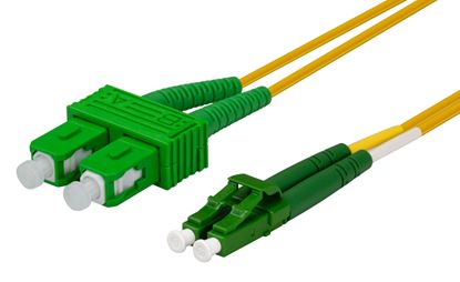 Picture of DYNAMIX 5M 9u LC APC/SC APC Duplex Single Mode G657A1 Bend Insensitive