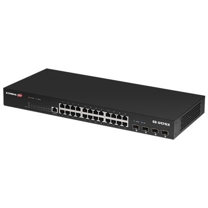 Picture of EDIMAX 28-Port Gigabit Web Smart Rack-mount Switch.