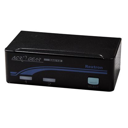 Picture of REXTRON 1-2 USB Automatic KVM Switch. Share 1x Keyboard/Video/