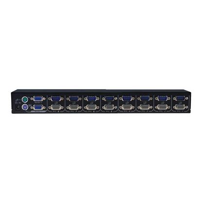 Picture of REXTRON 1-8 USB/PS2 Dual Video (VGA) KVM Switch.  8x 1.8m USB