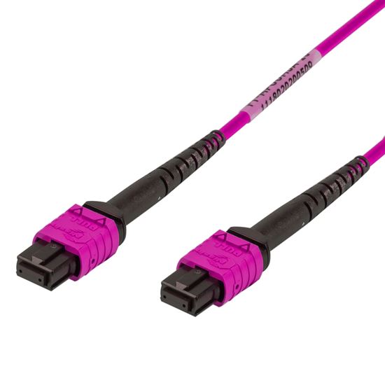 Picture of DYNAMIX 5M OM4 MPO ELITE Trunk Multimode Fibre Cable. POLARITY A