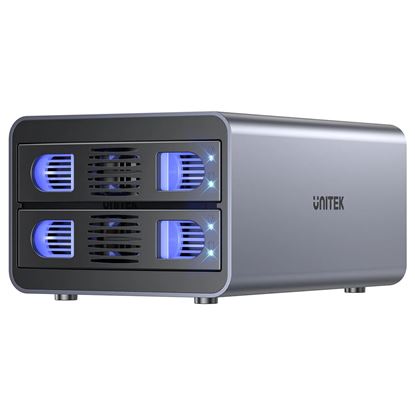 Picture of UNITEK 2-Bay RAID External HD Enclosure. Supports RAID 1