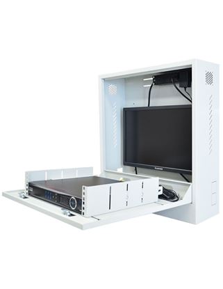 Picture of DATATEK Dual Lock Security Cabinet with 5 Outlet PDU & 2x Cooling Fans