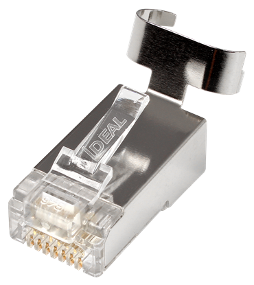 Picture of IDEAL INDUSTRIES CAT6A/6/5e STP RJ45 Push Through Plug (Staggered).