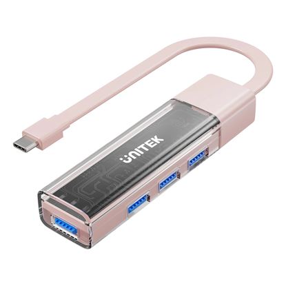 Picture of UNITEK 4-in-1 USB 3.0 Multi-Port Hub with USB-C Connector.