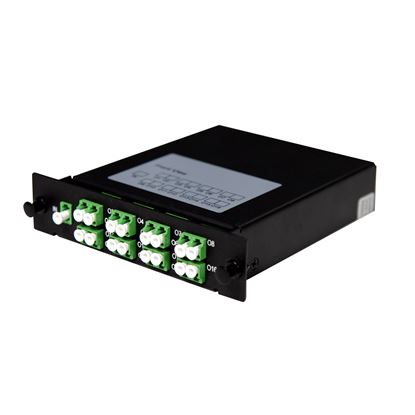 Picture of DYNAMIX PLC Fibre Optic 1:16 LC/APC Splitter Cassette Module.