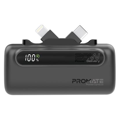 Picture of PROMATE 5000mAh Ultra-Compact Fast Charging Power Bank with In-Built