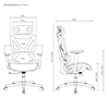 Picture of BRATECK SpineX Ergonomic Office Chair with Posture Enhancement.